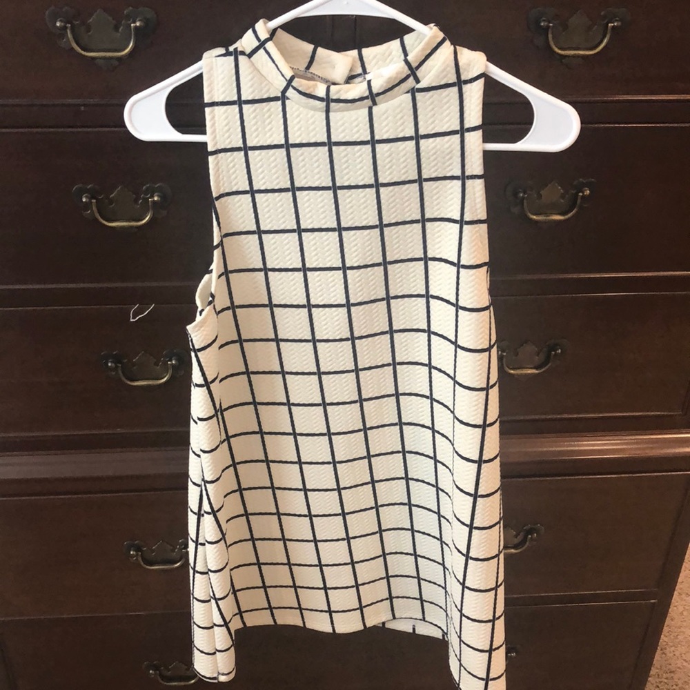 Cooperative High Neck Quilted Top